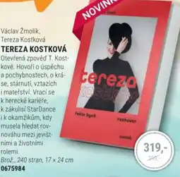 Knižní klub Václav Žmolík, Tereza Kostková TEREZA KOSTKOVÁ nabídka