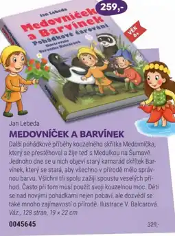 Knižní klub Jan Lebeda MEDOVNÍČEK A BARVÍNEK nabídka