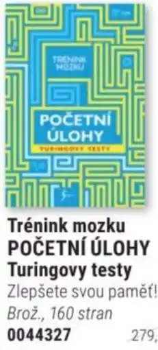 Knižní klub Trénink mozku POČETNÍ ÚLOHY Turingovy testy nabídka