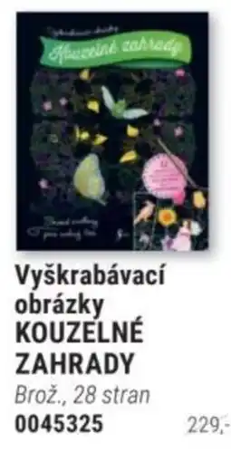 Knižní klub Vyškrabávací obrázky KOUZELNÉ ZAHRADY nabídka
