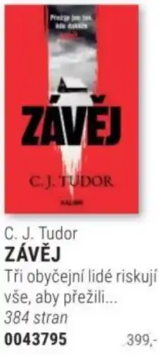 Knižní klub C. J. Tudor ZÁVĚJ nabídka