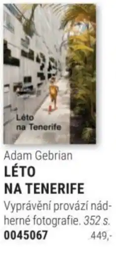Knižní klub Adam Gebrian LÉTO NA TENERIFE nabídka