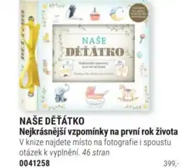 Knižní klub NAŠE DĚŤÁTKO Nejkrásnější vzpomínky na první rok života nabídka