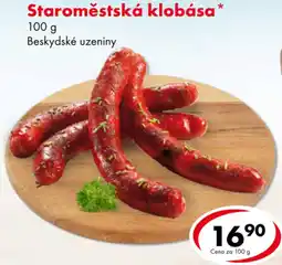 CBA Staroměstská klobása nabídka