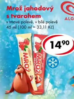 CBA Mrož jahodový s tvarohem nabídka