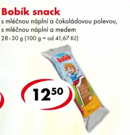 CBA Bobík snack nabídka