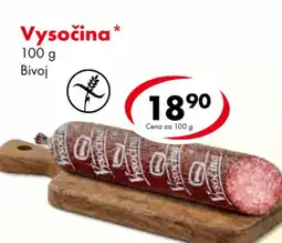 CBA Vysočina nabídka
