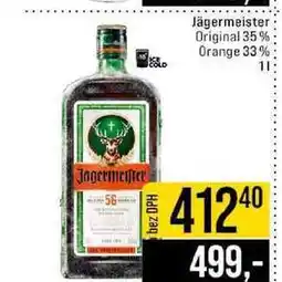 Jip Jägermeister Original 35 % Orange 33% nabídka