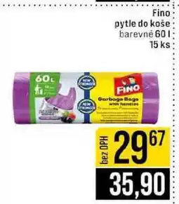 Jip Fino pytle do koše barevné 60l 15 ks nabídka