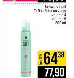 Jip Schwarzkopf Taft tužidlo na vlasy volume 4 volume 5 nabídka