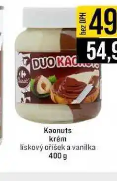 Jip Kaonuts krém liskový oříšek a vanilka nabídka
