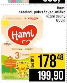 Jip Hami batoleci, pokračovací mléko různé druhy nabídka