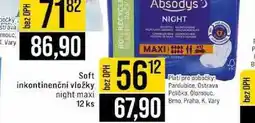Jip Soft inkontinenční vložky night maxi 12 ks nabídka