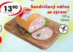 CBA Sendvičový nářez se sýrem nabídka