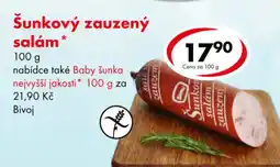 CBA Šunkový zauzený salám nabídka