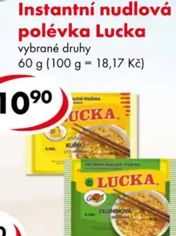 CBA Instantní nudlová polévka Lucka nabídka