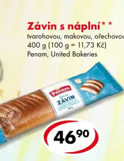 CBA Závin s náplní nabídka
