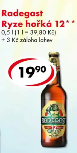CBA Radegast Ryze hořká 12** nabídka