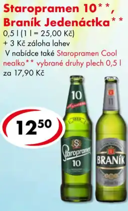 CBA Staropramen 10**, Braník Jedenáctka nabídka