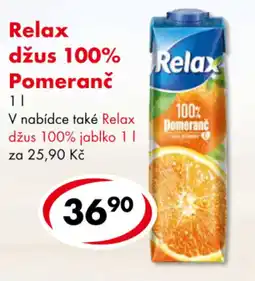 CBA Relax džus 100% Pomeranč nabídka