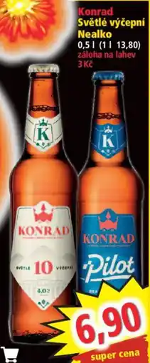Norma Konrad Světlé výčepní Nealko nabídka