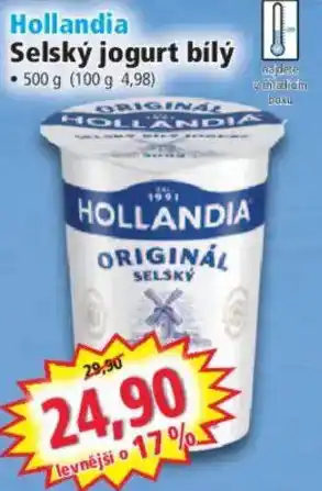 Norma Hollandia Selský jogurt bílý nabídka