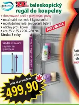 Norma Teleskopický regál do koupelny nabídka