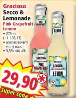 Norma Gracioso Secco & Lemonade nabídka