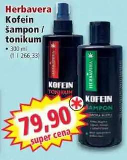 Norma Herbavera Kofein šampon / tonikum nabídka