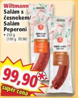 Norma Wiltmann Salám s česnekem/ Salám Peperoni nabídka