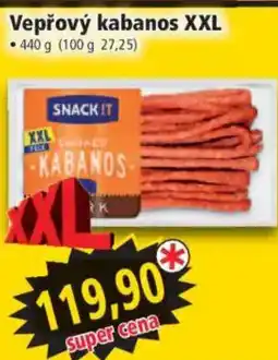 Norma Vepřový kabanos XXL nabídka