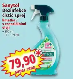 Norma Sanytol Dezinfekce čistič sprej nabídka