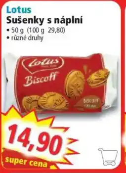 Norma Lotus Sušenky s náplní nabídka