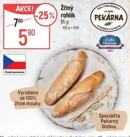 Globus Žitný rohlík nabídka
