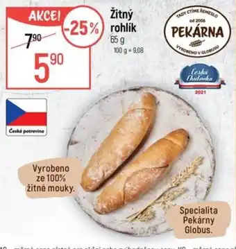Globus Žitný rohlík nabídka