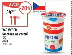 Globus VÁŠ VÝBĚR Smetana na vaření nabídka