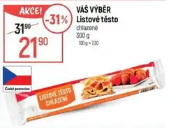 Globus VÁŠ VÝBĚR Listové těsto nabídka
