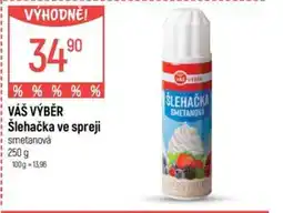 Globus VÁŠ VÝBĚR Šlehačka ve spreji nabídka