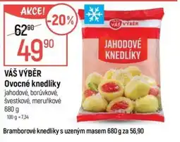 Globus VÁŠ VÝBĚR Ovocné knedlíky nabídka