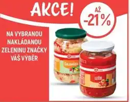 Globus Na vybranou nakládanou zeleninu značky Váš výběr nabídka