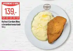 Globus Kuřecí Cordon Bleu s bramborovou kaší nabídka
