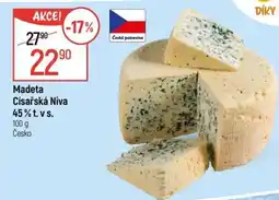 Globus Madeta Císařská Niva 45% t.v.s nabídka
