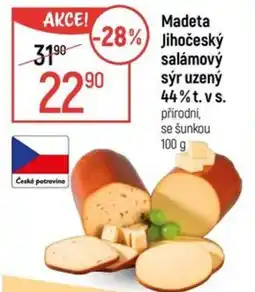 Globus Madeta Jihočeský salámový sýr uzený 44%t.vs. nabídka