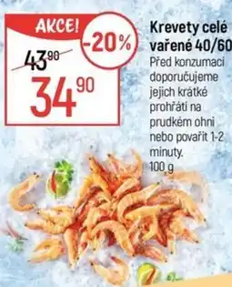 Globus Krevety celé vařené 40/60 nabídka