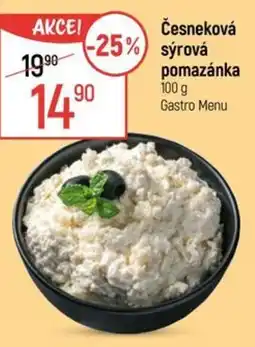 Globus Česneková syrová pomazánka nabídka