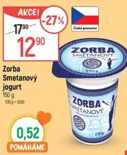 Globus Zorba Smetanový jogurt nabídka