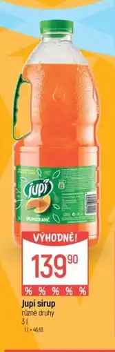 Globus Jupí sirup nabídka