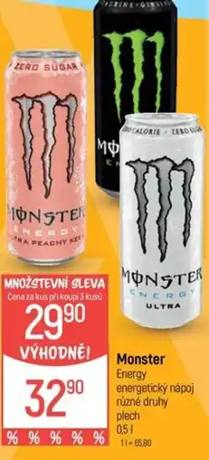 Globus Monster Energy nabídka