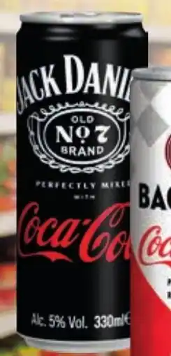 Žabka Jack daniel's and coca cola plech nabídka