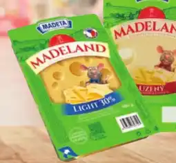 Žabka Sýr plátky Madeland light 30% nabídka